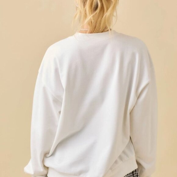 Women's Jack O'Lantern Pumpkin Patchwork Sweatshirt Mainstrip Size Medium - Picture 4 of 4